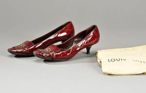 Louis Vuitton sko af laklæder, str. 39,5