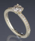 Diamantring, ca. 0.94 ct