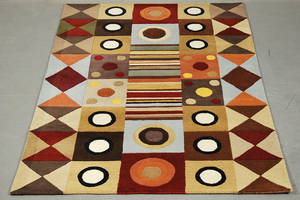 Håndtuftet moderne tæppe Kashmir 245x154 cm