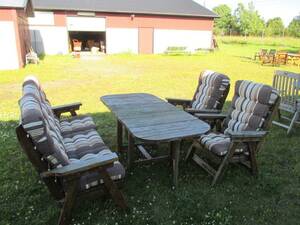 TRÄDGÅRDSMÖBEL 4 DEL M DYNOR  -SLAGBORD