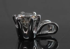 Brillantvedhæng, ca. 0.45 ct.