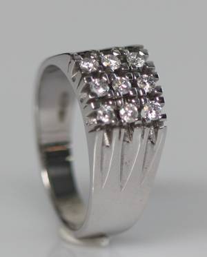 Brillantring, ca. 0.36 ct. Denne auktion er annulleret - se nu vare 1920538
