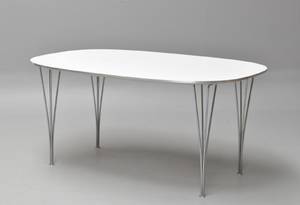 Piet Hein 1905-1996 Bruno Mathsson 1907-1988. Super Ellipse spisebord
