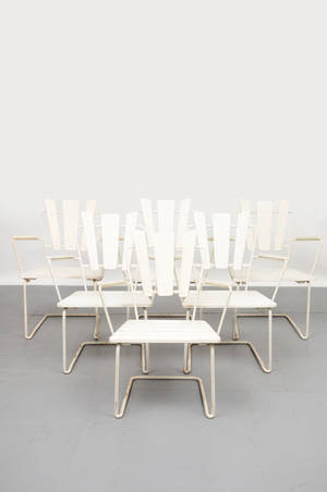 Trädgårdsstolar, möjligen Grythyttan 6