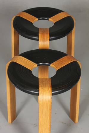 Magnus Olesen.To taburetter ca. 1970  2 