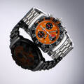 Tag Heuer Formula 1. Herrechronograf i stål med orange skive, ca. 2000 Denne vare er sat til omsalg under nyt varenummer 5032429
