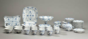 Kgl. P. Musselmalet porcelæn helblonde 59