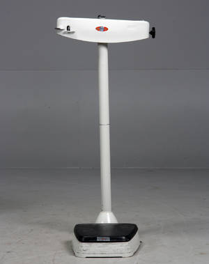 Seca. Vægt, hvidlakeret metal