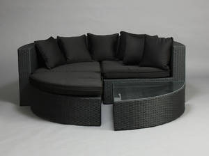 Havemodulsæt med bord, model Pizza 4