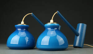 Holmegaard. Par væglamper 2 