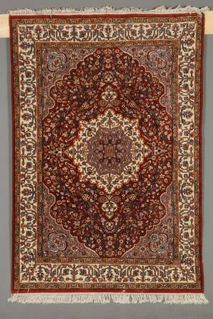 Ægte tæppe. Persisk Isfahan 126 x 183