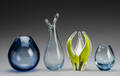 Holmegaard m.fl. En samling vaser og stage af glas 4 Denne vare er sat til omsalg under nyt varenummer 4683716