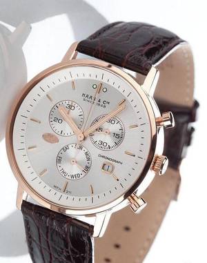 HaasCie Swiss 1848. Herrearmbåndsur.