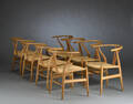 Hans J Wegner. Otte Y-stole, eg 8