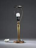 Art Deco bordlampe i bronze