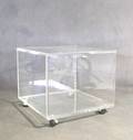 Sofatisch auf Rollen, Plexiglas