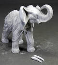  Stor Elefant figur, støbt stenmateriale