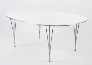 Piet Hein  Bruno Mathsson. Super ellipsebord. Udstillingsmodel, årg. 2015