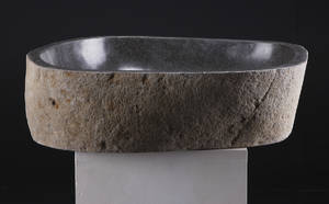 Unika vask af flodsten