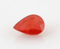 1 loose Pear shape-mix-cut orange sapphire 3.02ct