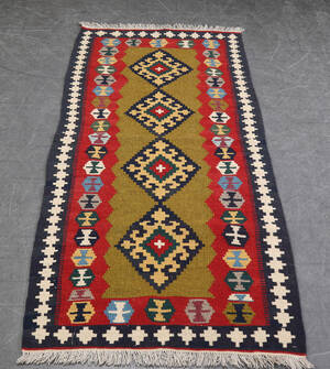 Persisk Shiraz kelim, 80x200 cm.