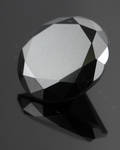Uindfattet behandlet sort diamant ca 9.72  ct.