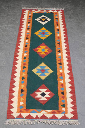 Persisk Shiraz kelim, 80x200 cm.