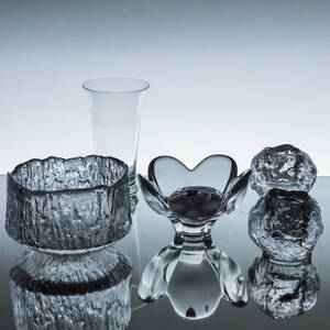 SKÅLAR  LJUSLYKTOR, bl.a Orrefors