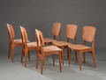 Dansk Møbelproducent. Seks stole af teak 6