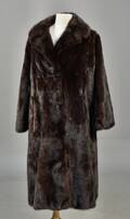 Frakke af brune mink, str. ca. 40