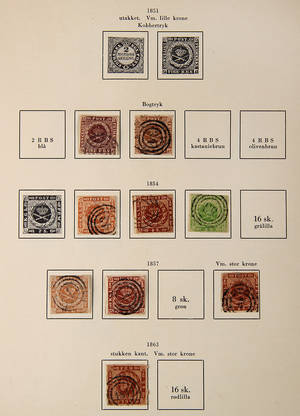 Gammel Danmarkssamling i Stender specialalbum