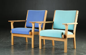 Hans. J. Wegner. Par lænestole 2