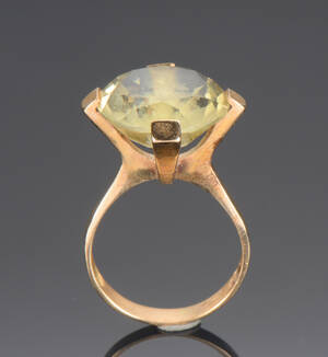 Cocktailring af 14 kt. guld 