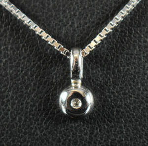 Brillantvedhæng af 14 kt. hvidguld