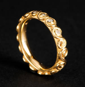 Brillantring - ca. 0.09 ct.