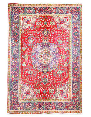Persisk Tabriz tæppe, 297x196 cm.
