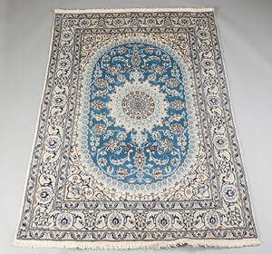 Persisk Nain tæppe, 197x140 cm.