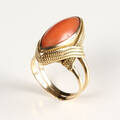 Vintage ring, 18 kt guld, ca. 1960 Denne vare er sat til omsalg under nyt varenummer 4096053