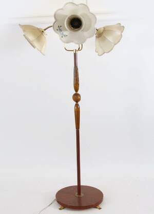 Golvlampa, omkring 1900-talets mitt