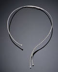 Halsring med diamanter - ca. 1.50 ct.