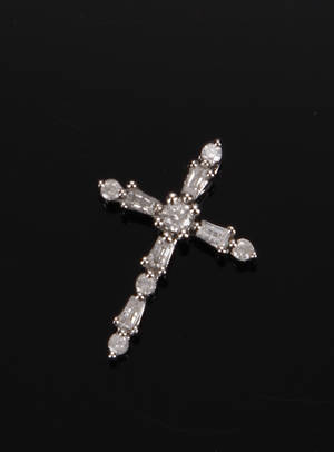 Diamantvedhæng, ca. 0.22 ct.
