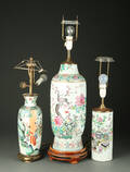 Tre orientalske porcelænslamper 3
