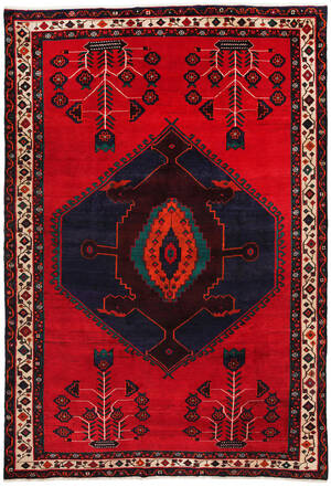 Persisk Afshar tæppe, 305x208 cm.