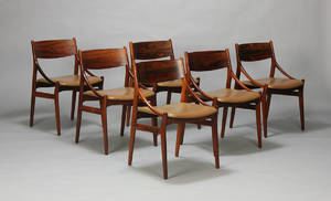 Vestervig Eriksen. Spisestole 6