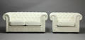 To-pers. chesterfield sofa samt hvilestol, Udstillingsmodel 2