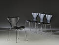 Arne Jacobsen. 7er spisestole, model 3107, nybetrukket 4 