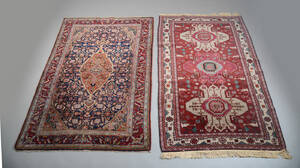 To orientalske tæpper, 216x130 cm., og 215x140 cm. 2
