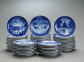 Royal Copenhagen. Samling juleplatter 48