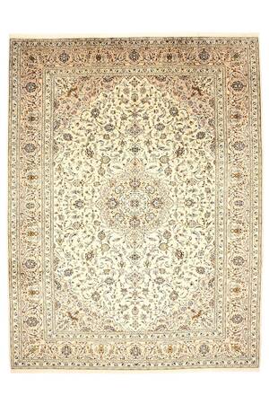 Kashan, orientalsk tæppe, 395x300 cm.