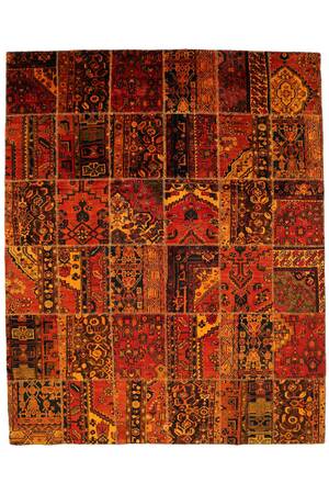 Patchwork tæppe, 302x240 cm.